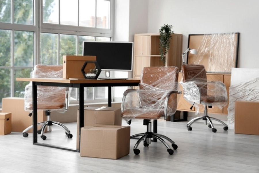 Modern office relocation by C&L MOVING LLC