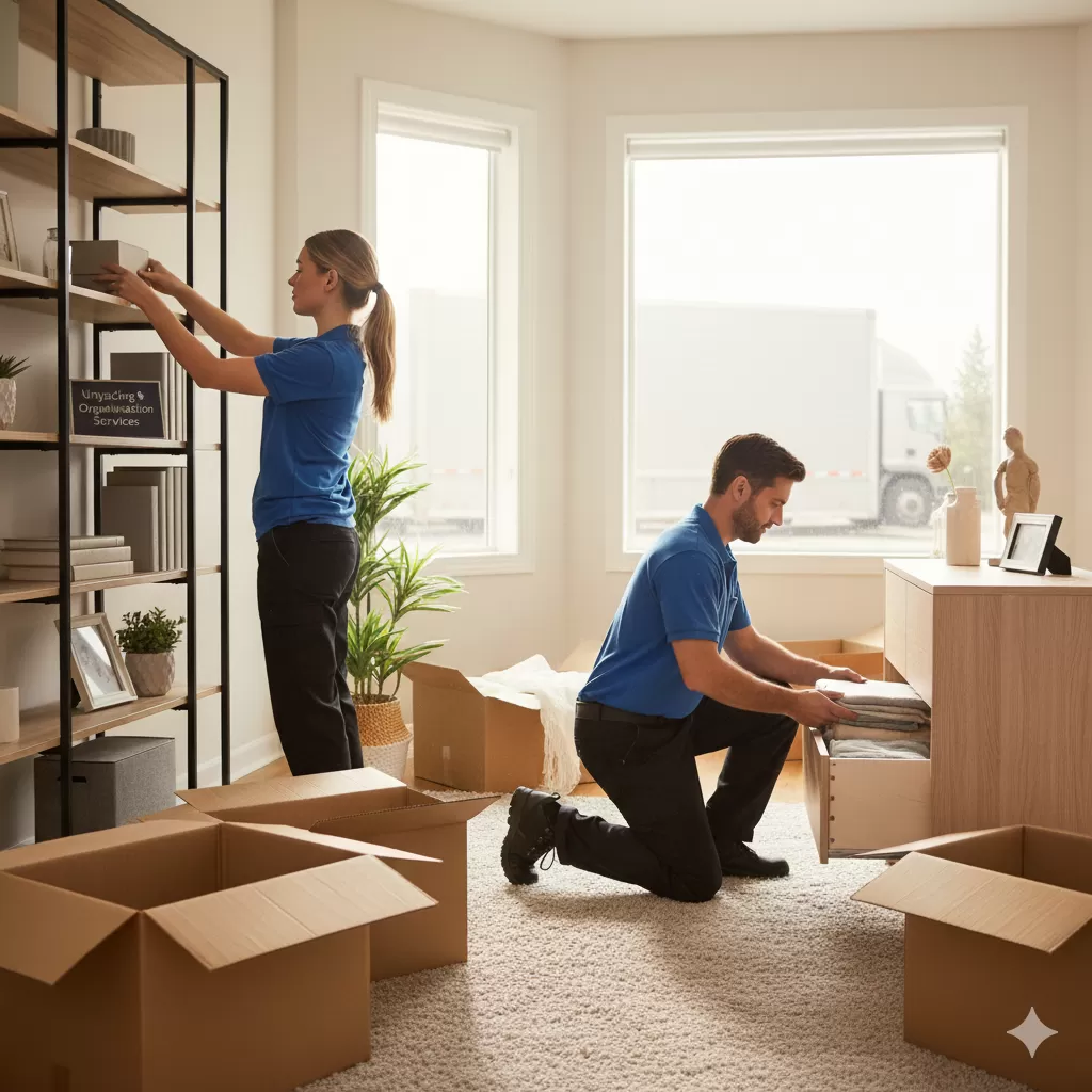 Unpacking and organization service by C&L MOVING LLC